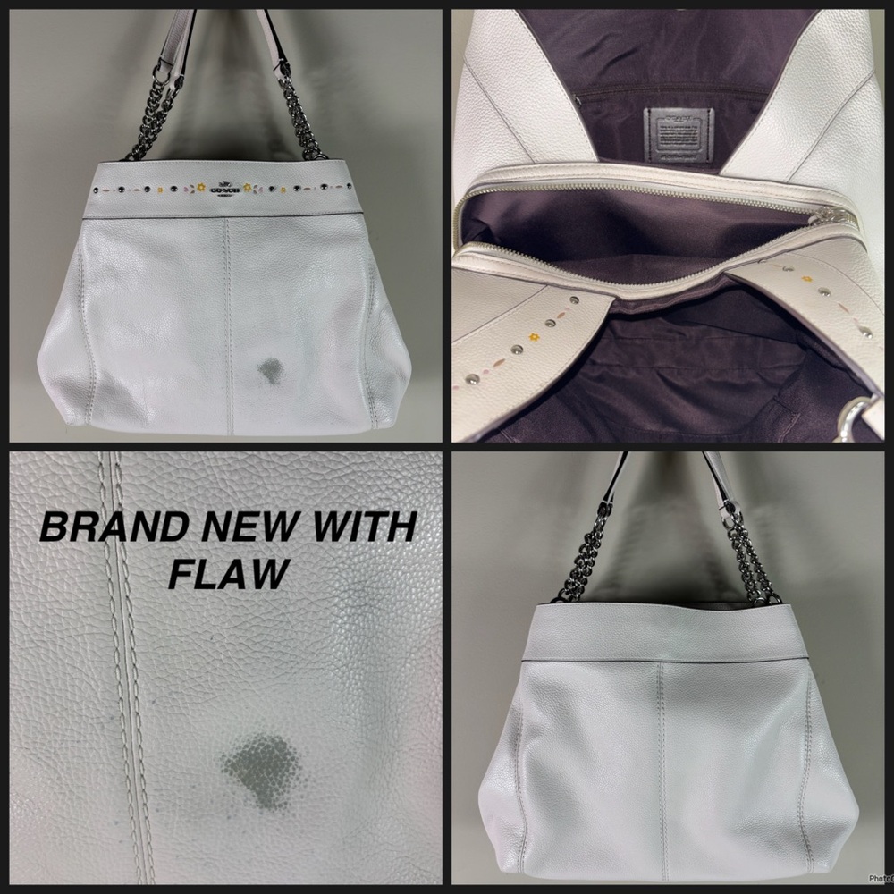 BRAND NEW RARE COACH SHOULDER BAG WITH COMPARTMENTS (SEE DETAILS)